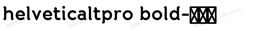 helveticaltpro bold字体转换